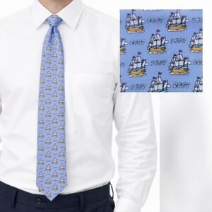 Vineyard Vines Custom Collection Jamestown Settlement Commemorative Silk Tie